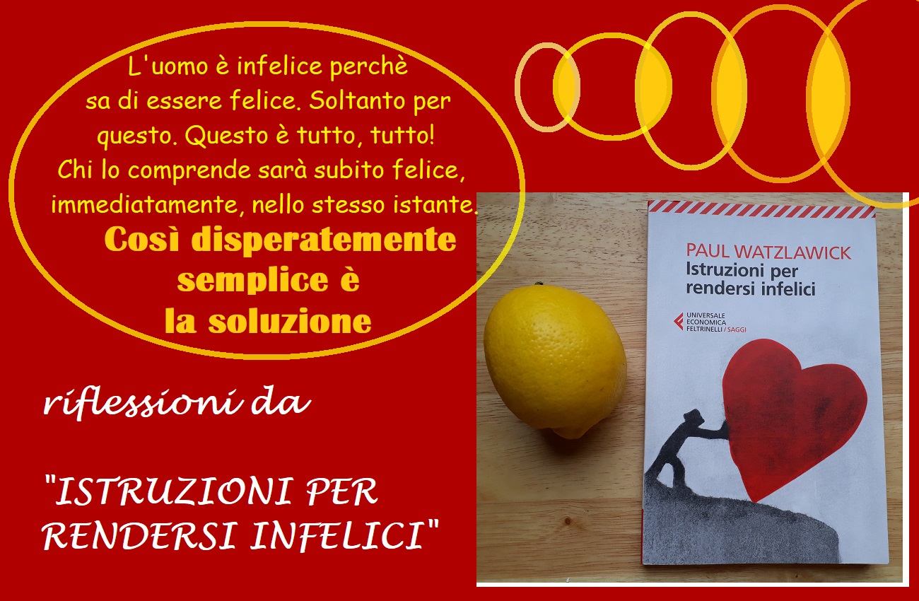 ISTRUZIONI PER RENDERSI INFELICI